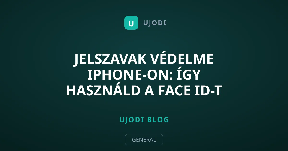 Jelszavak védelme iPhone-on: Így használd a Face ID-t
